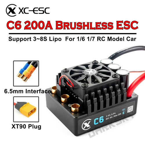 Supporto esc brushless 200a - brushless,