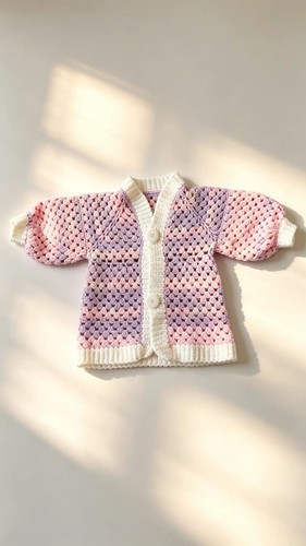 Cardigan bambino fatto - fatto, a