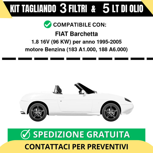 Tagliando per fiat barchetta - fiat,