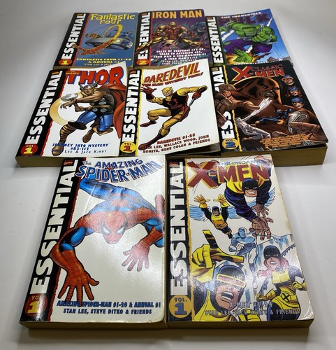 Marvel comics essential - marvel, "essential"