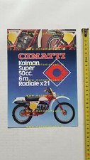 Cimatti Kaiman 50 Super 6m Radiale X21 1979 depliant Italiano originale brochure