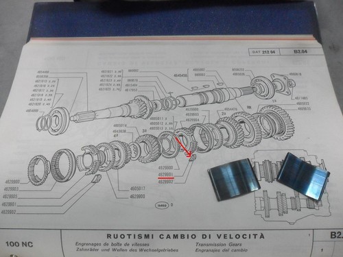 Molla scatto interno - ,