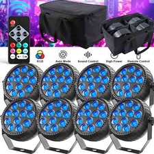 8x Faretto Par 12 LED Batteria