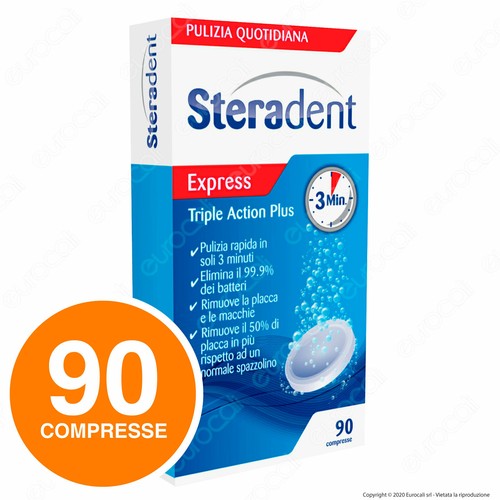 Steradent compresse pulizia - steradent,