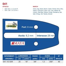 MAYA BARRA MOTOSEGA  10" (25