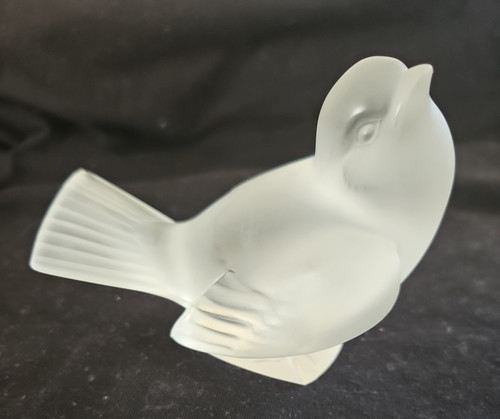 Vtg large lalique moineau - lalique,
