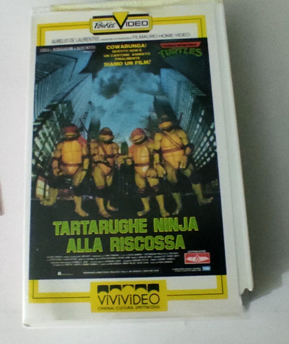 Vhs tartarughe ninja alla - ,