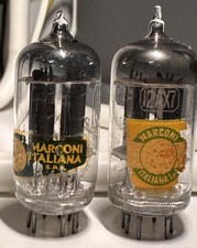 Marconi ECC83 12AX7 Long Black