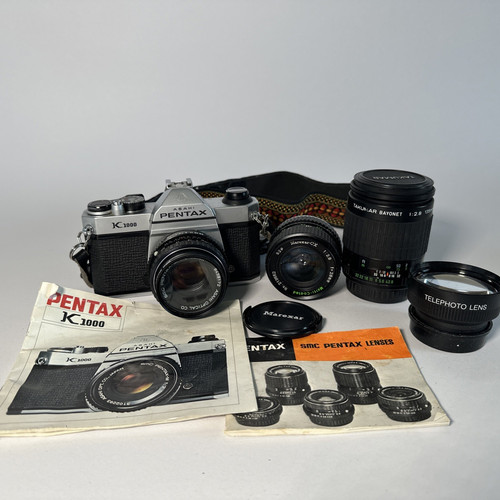 Kit fotocamera reflex vintage