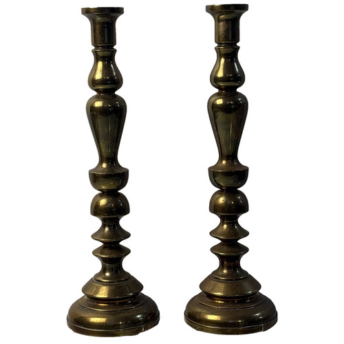 Coppia candelabri vintage - coppia, di