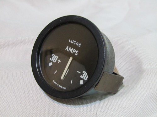 Amperometro vintage lucas - vintage,