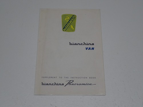 Autobianchi bianchina van - autobianchi,
