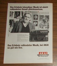 Rara pubblicità vintage akai - rara,