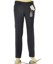 PANTALONI UOMO MISTO LANA  BOTTONE GANCIO DR4 TASCHE A&P BIANCHI ART. 44 4 2803