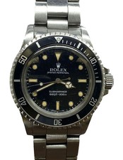 Rolex Submariner Vintage Senza Data 5513 Quadrante Nero Orologio Uomo Automatico