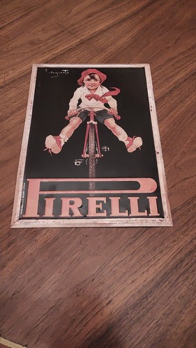 Targa latta pirelli bicicletta - pirelli,