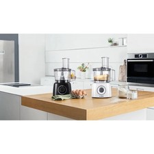 Bosch MultiTalent 3 robot da cucina 800 W 2,3 L Nero, Trasparente