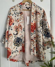 Giacca kimono Zara rosso/blu