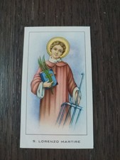 San Lorenzo, Holy Card, C ED G MI 91