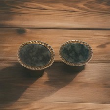 Vintage Krementz Green Oval