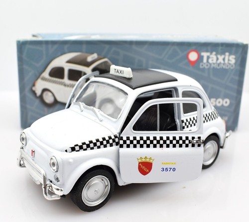 Fiat 500 roma taxi diecast - fiat,
