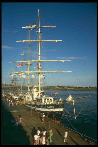 Metal sign tall sail boats - metal,
