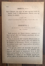 RIVANAZZANO 1888 REGIO DECRETO X ASILO INFANTILE LEIDI-6185