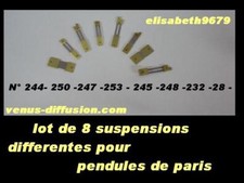 suspension brocot  pendule de paris napoléonnienne X 8