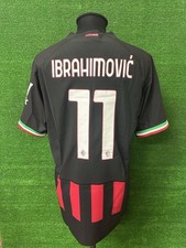 Maglia Milan IBRAHIMOVIC Store No Indossata Match Worn Shirt Jersey Sweden XXL
