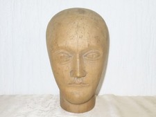 Antichi Vetrina Bambole Testa Cappellaio Matto Testa Parrucca
