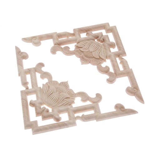 Applique legno intagliato non