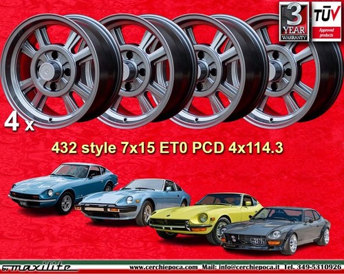 Cerchi datsun 240z 260z - 4,