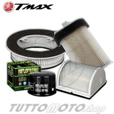 KIT 3 FILTRI ARIA + FILTRO OLIO HIFLO YAMAHA T-MAX 500 2004 2005 2006 2007 TMAX