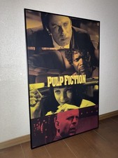Raro poster PYRAMID AMERICA originale Pulp Fiction Tarantino Travolta incorniciato caffè