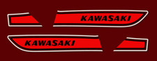 KAWASAKI 750 H2C 1975 - Stickers decals carrosserie - Red - Rouge