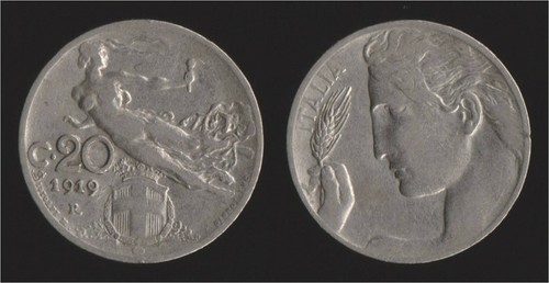 Centesimi 1919 liberta - 1919,