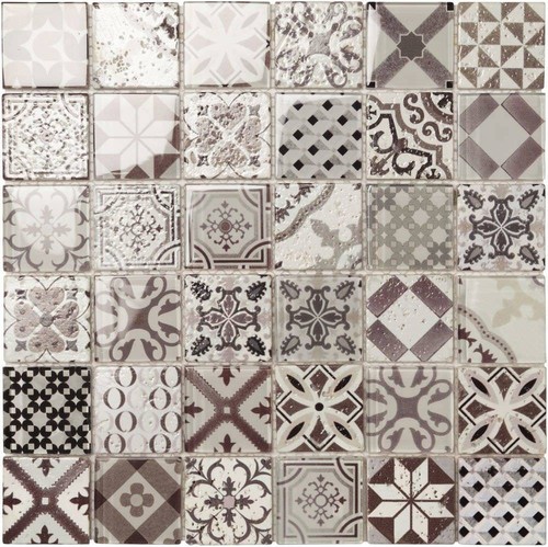 Mosaico 30x30 vetro marmo - mosaico,