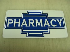 FARMACIA insegna metallo bar