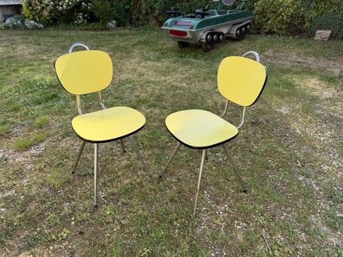 Coppia sedie vintage formica - coppia,