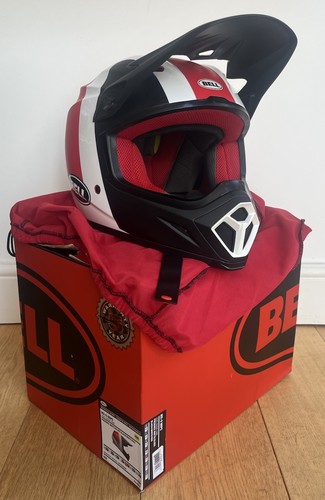 Casco bell mx9 rosso - rosso, nero