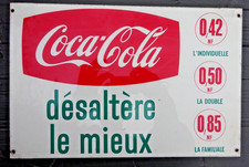 COCA COLA Tôle ancienne
