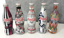 Lotto 5 Bottiglie Coca Cola