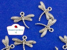 30 Ciondoli  Libellula 15x17mm