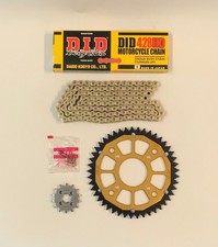 Kit pignone Suzuki GSX-R GSX-S 125 17-24 DID oro HD catena JT anteriore e posteriore ORO