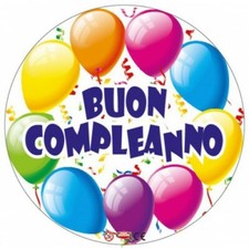 Cialda BUON COMPLEANNO AUGURI