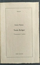 TONIO KROGER TRATTAMENTO INEDITO RIDUZIONE CINEMATOGRAFIA (Ennio Flaiano) 1989