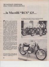 advertising Pubblicità MOTO MAZZILLI RCS 125 1970 MOTOITALIANE REGOLARITA EPOCA