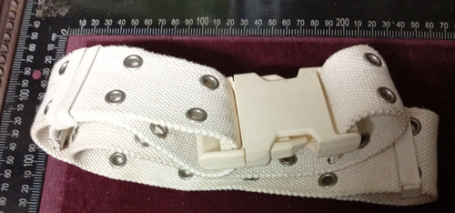 Cinturone telato bianco - cinturone,