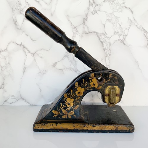 Antica pressa timbro ghisa - pressa,