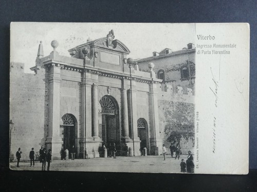Cartolina viterbo ingresso - cartolina,